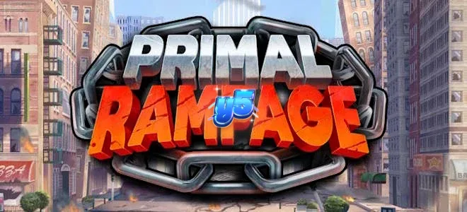 Cena temática de selva com o guardião Korrak no slot Primal Rampage